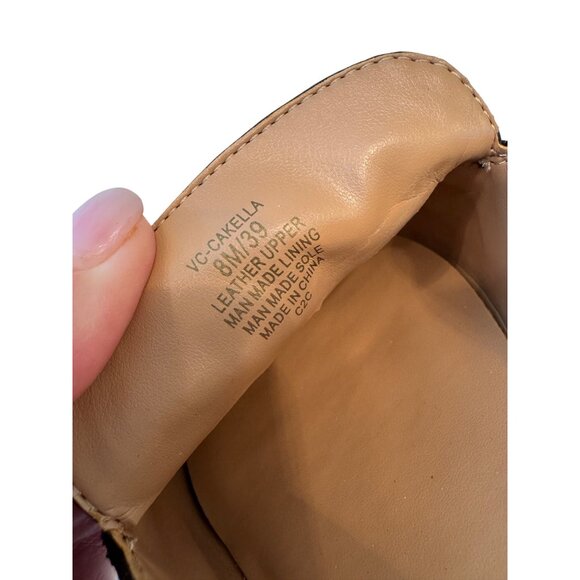 Vince Camuto Cakella Black Size 8M EU 39 Baby Sheep Leather NWB $110 Loafer - Picture 11 of 12